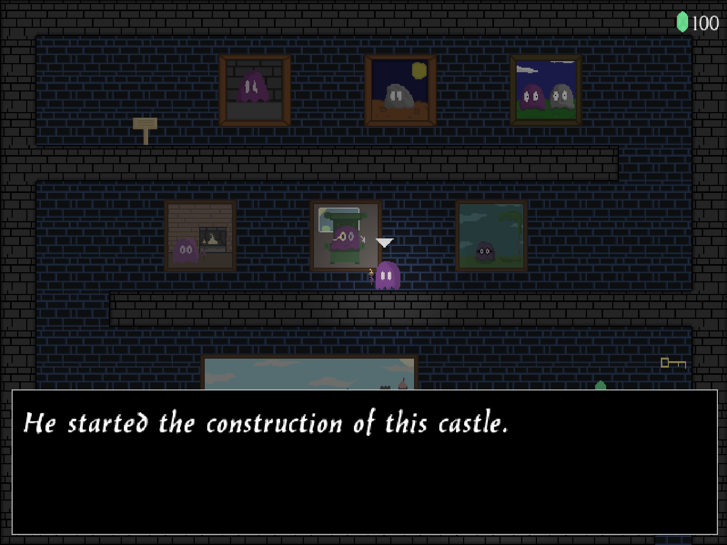Screenshot 4 - Halli-Valli reading a paintings description.